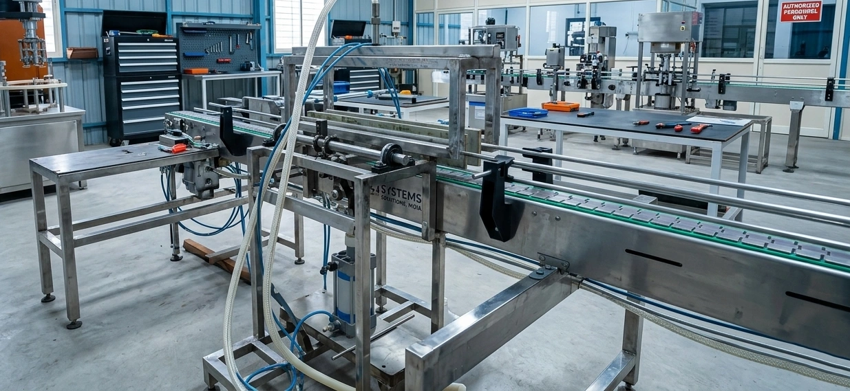 Under construction machien - conveyor belt