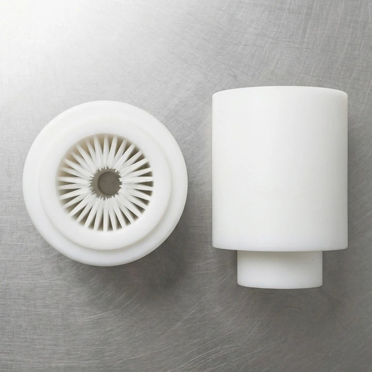 image shows outer cleaning Brush for Glass Bottle, spare part of brushing machine.