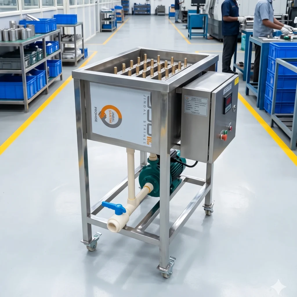 mini rinsing machine of mallikarjuna and company suitable for samll beverage plant