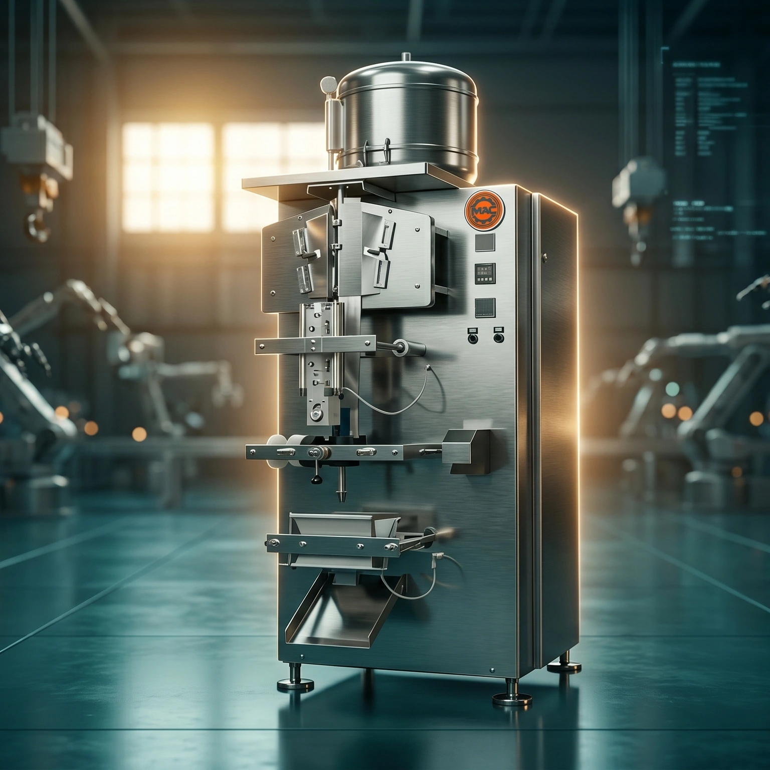 Fully automatic pouch filling Machine
