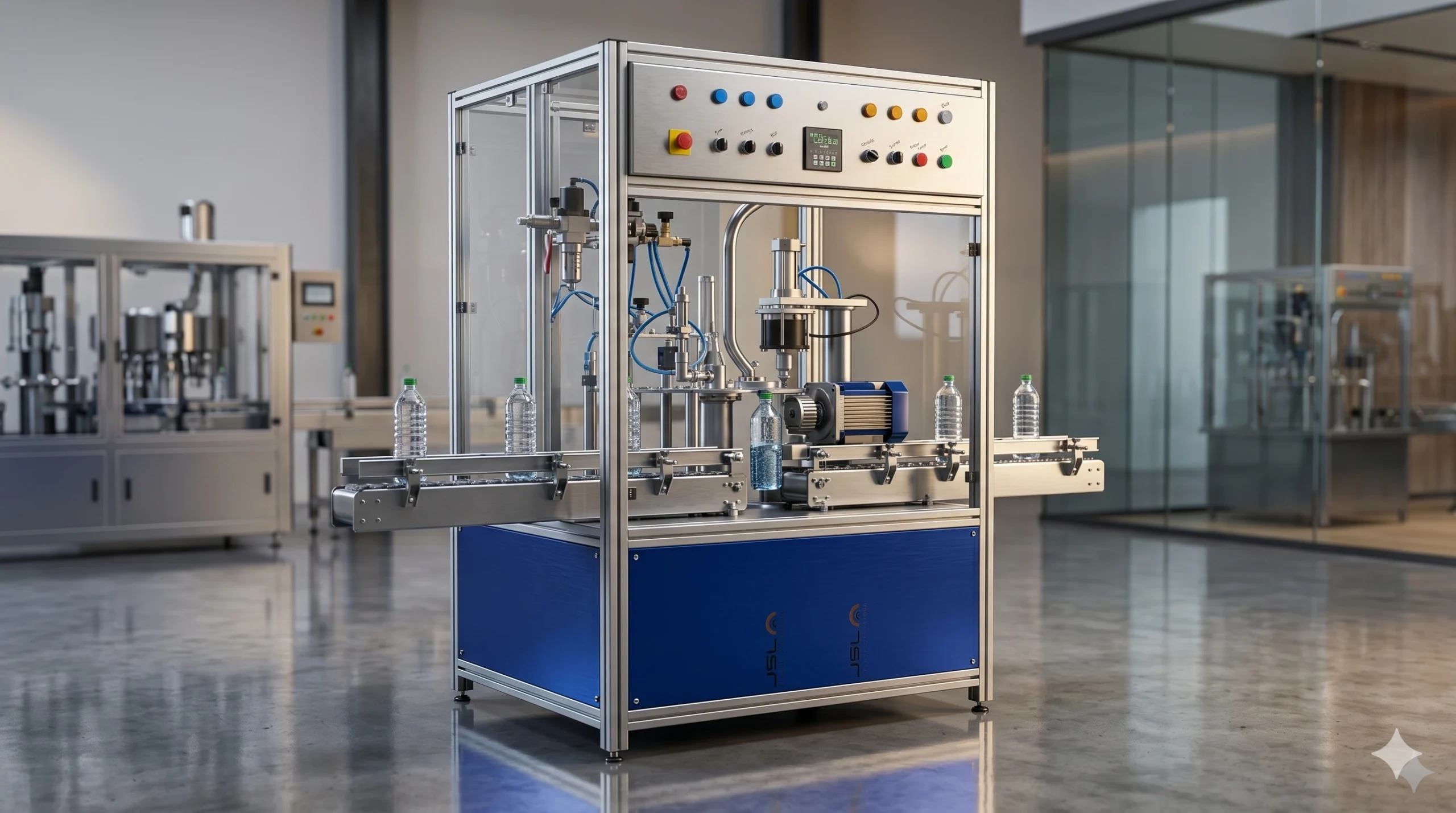 Rotary Pet bottle filling machine for medium production unit
