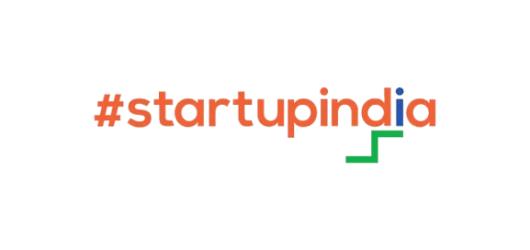 Image contain startup india logo , the initiative taken by goverment of india to encourage new businesses.