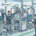 image showing machinery testing and quality control process