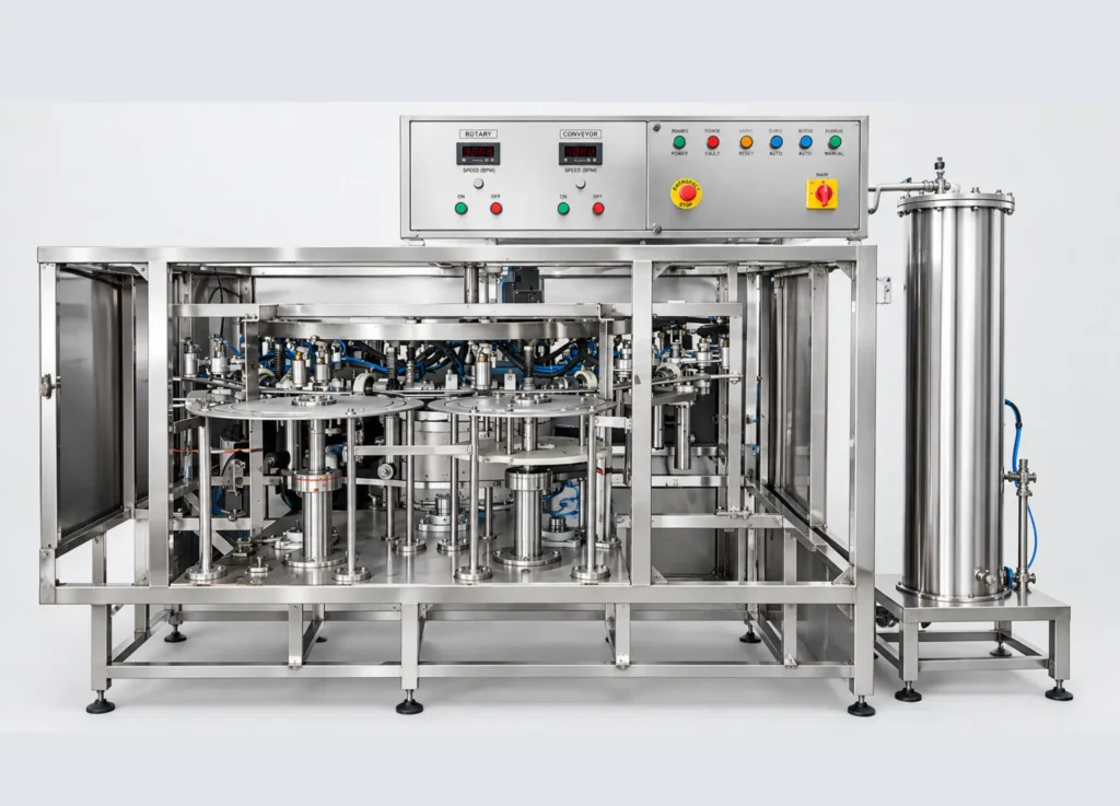 Automatic 30 BPM goli soda PET bottle filling machine for high-speed beverage production
