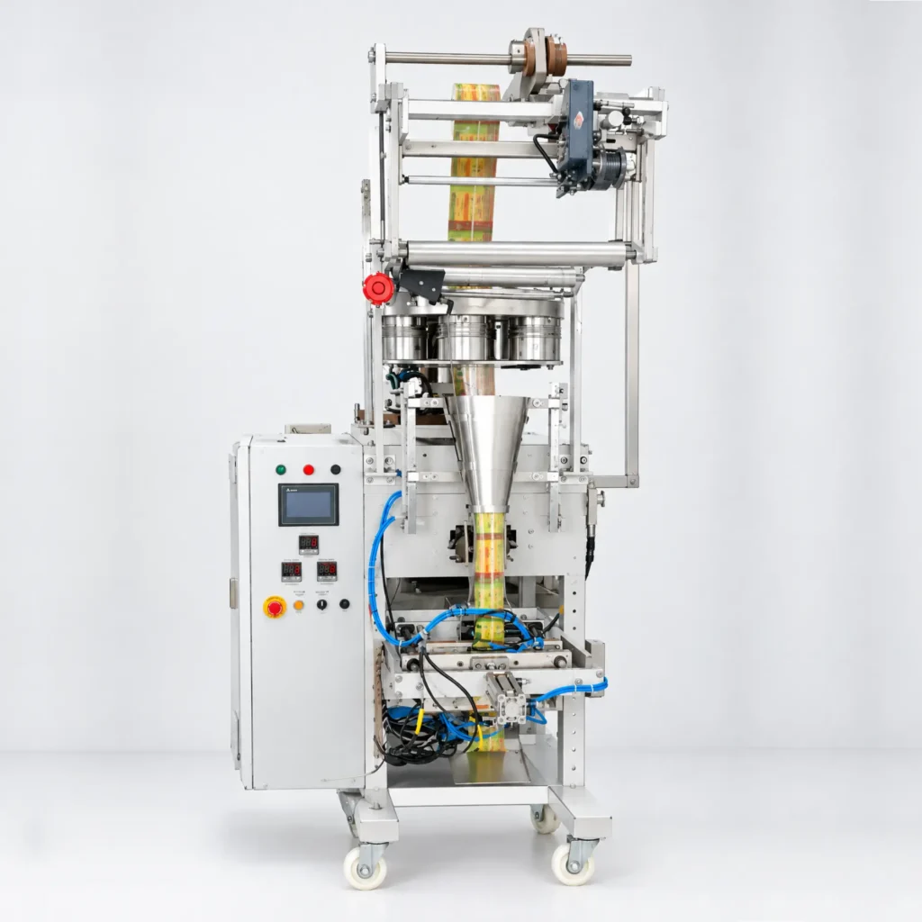 Automatic chai patti tea packaging machine for efficient tea filling and packaging applications